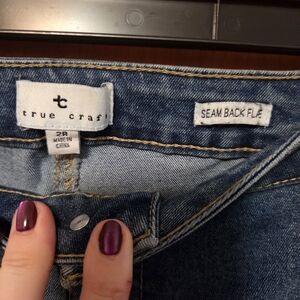 True Craft Women's Denim Flare Jeans